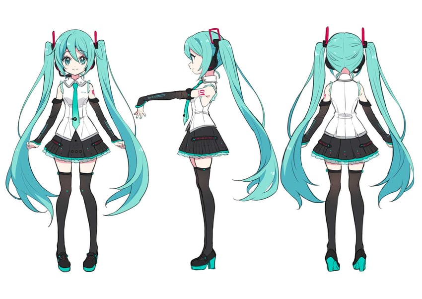 hatsune miku (vocaloid and 1 more) drawn by yukiwo
