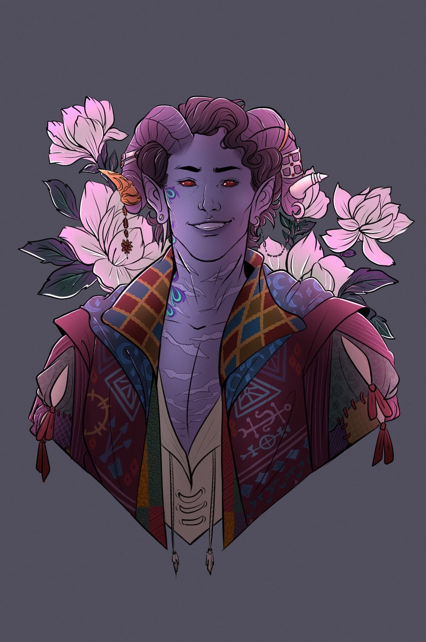 mollymauk tealeaf (dungeons & dragons and 1 more) drawn by freeingkhur