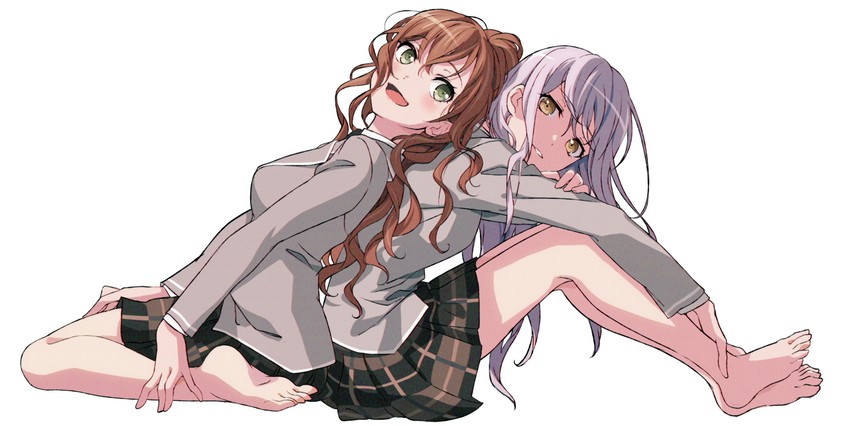 imai lisa and minato yukina (bang dream!) drawn by nobusawa_osamu