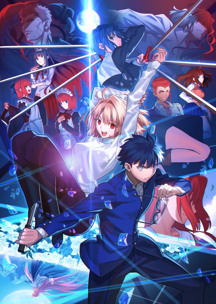 arcueid brunestud, ciel, tohno akiha, kohaku, tohno shiki, and 6 more (tsukihime and 1 more) drawn by aora