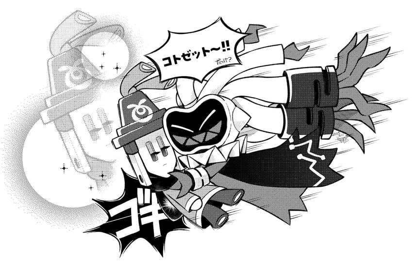 reclusa and cozette (mario and 2 more) drawn by satokichi_(st_kt)