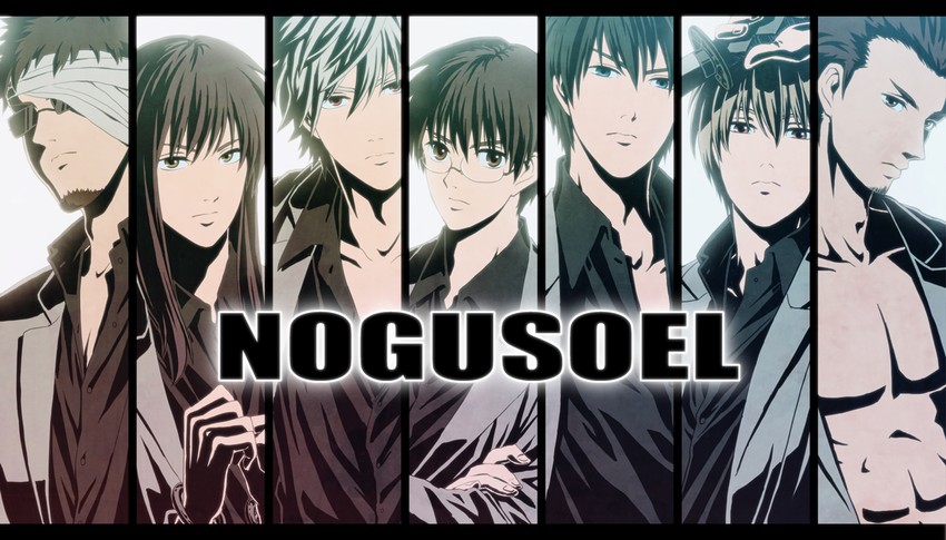 sakata gintoki, okita sougo, hijikata toushirou, shimura shinpachi, katsura kotarou, and 2 more (gintama) drawn by ss10-b