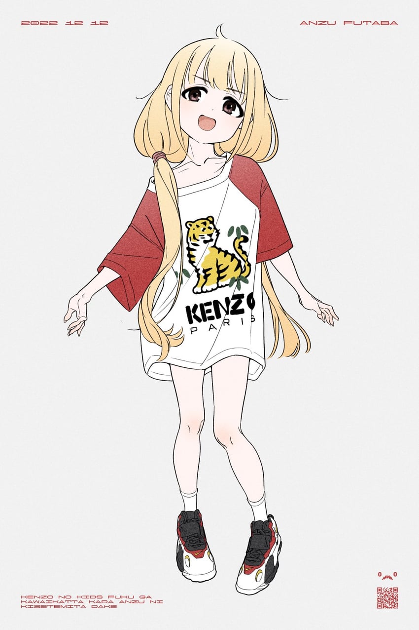 futaba anzu (idolmaster and 1 more) drawn by acubi_tomaranai