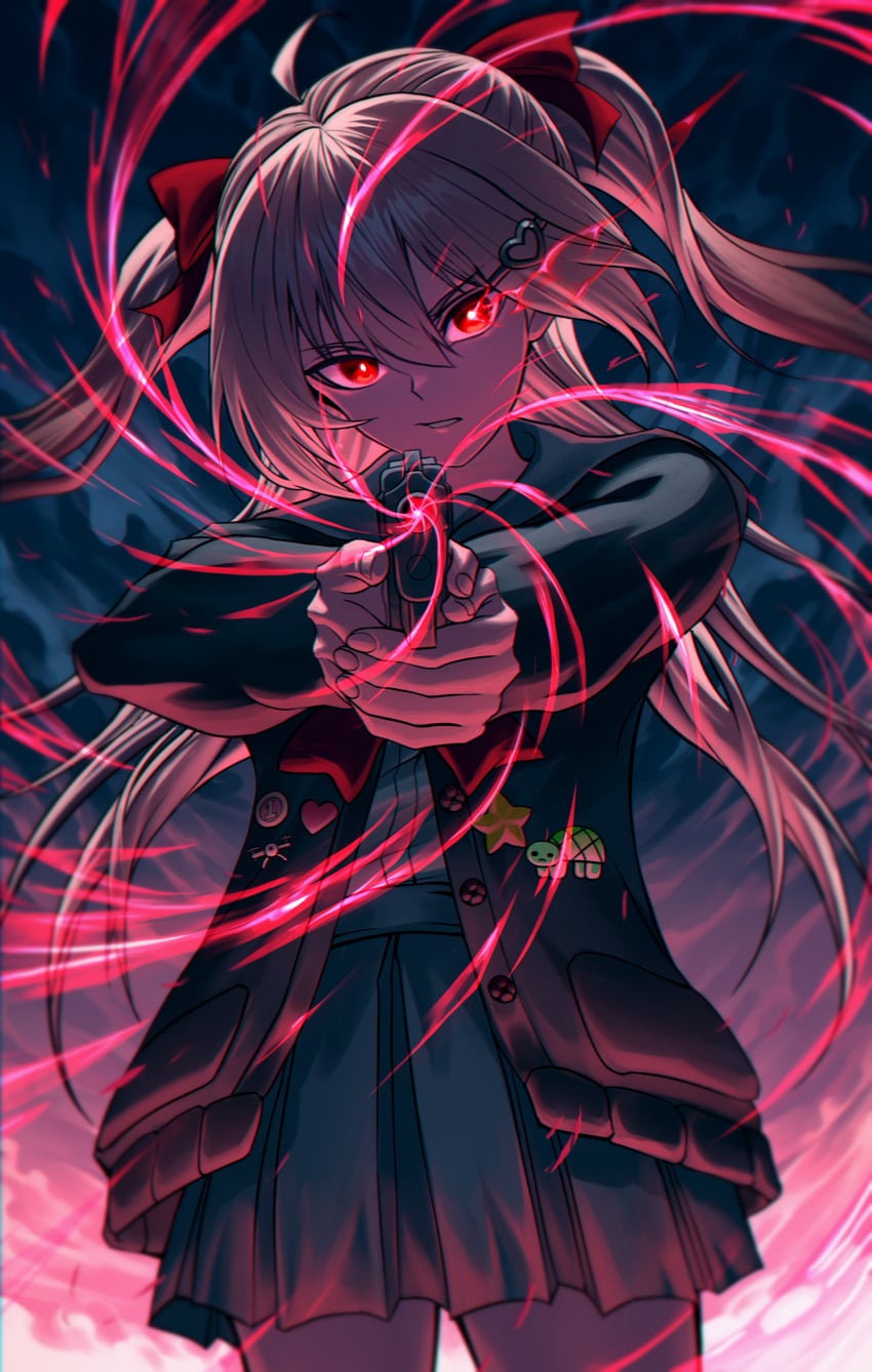 evil neuro-sama, vedal987, and swarm drone (vedal ai) drawn by naofaro