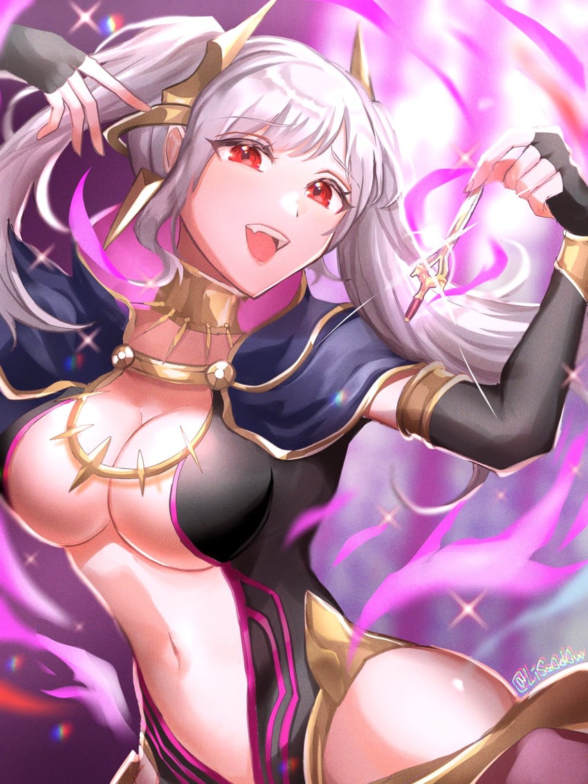 female robin (fire emblem and 2 more) drawn by youhei_choregi