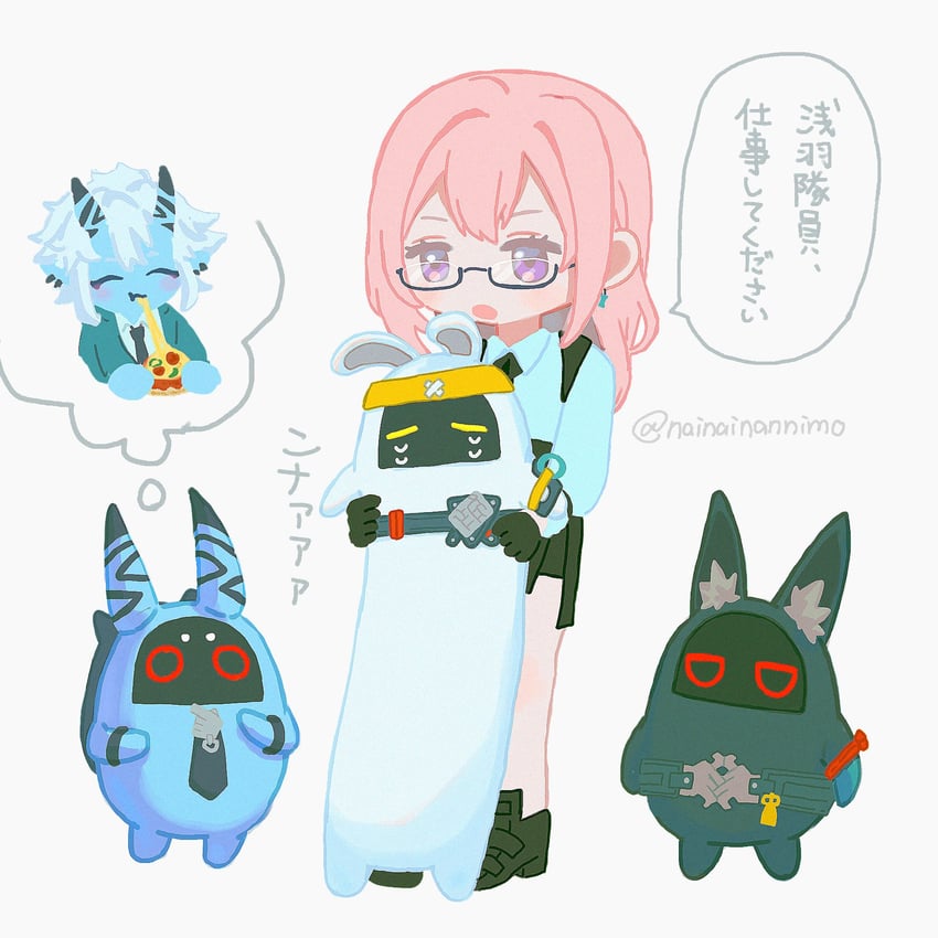hoshimi miyabi, tsukishiro yanagi, soukaku, asaba harumasa, asaboo, and 2 more (zenless zone zero) drawn by nainainannimo
