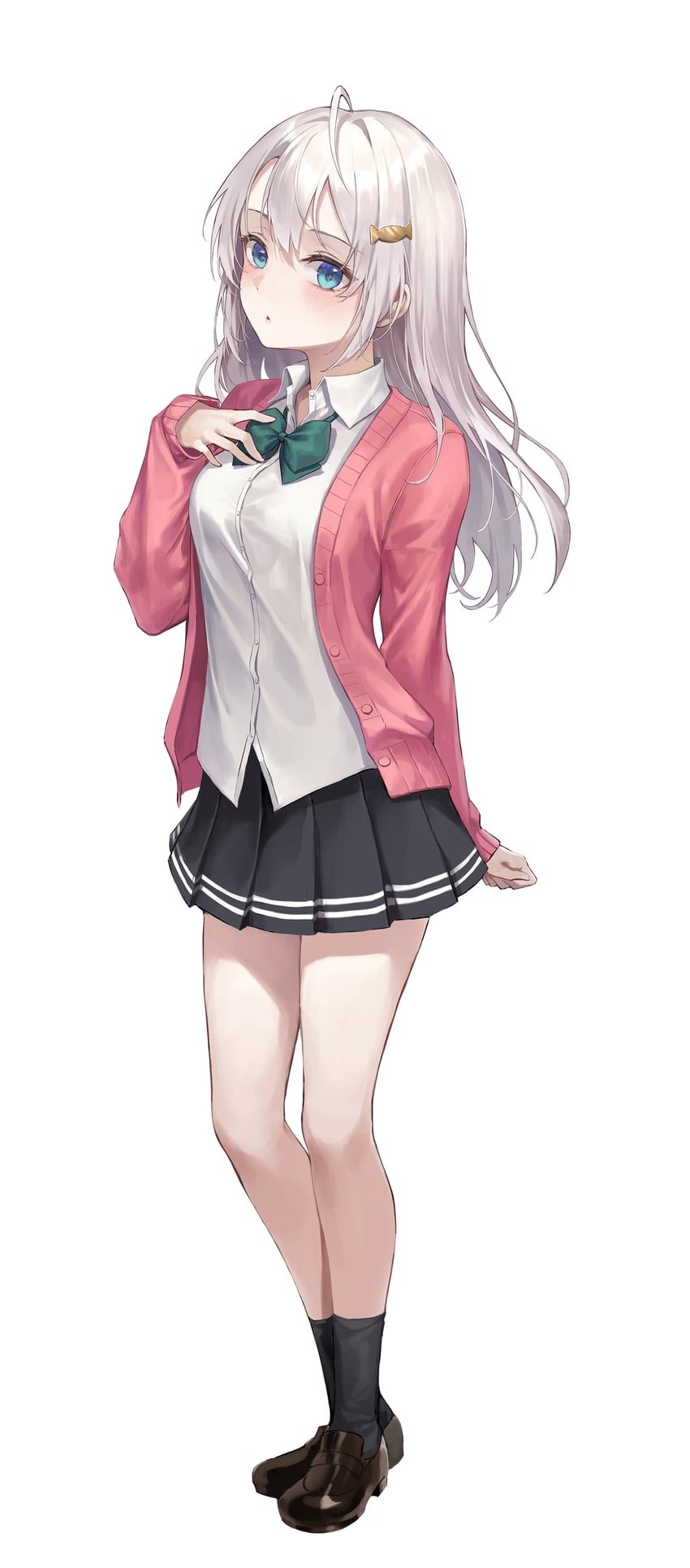 shimotsuki shiho (shimotsuki-san wa mob ga suki) drawn by roha