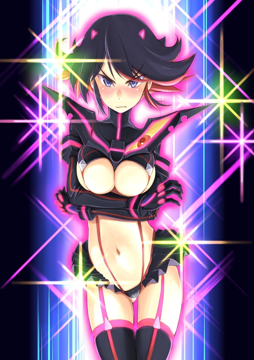 matoi ryuuko and senketsu (kill la kill) drawn by wa_(genryusui)