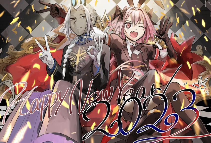 astolfo, arjuna, and arjuna alter (fate and 1 more) drawn by kyousituyasan