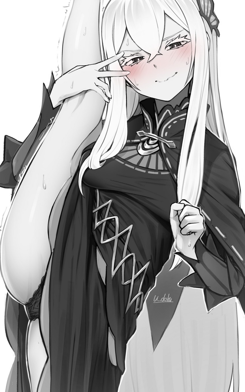 echidna (re:zero kara hajimeru isekai seikatsu) drawn by u-doku