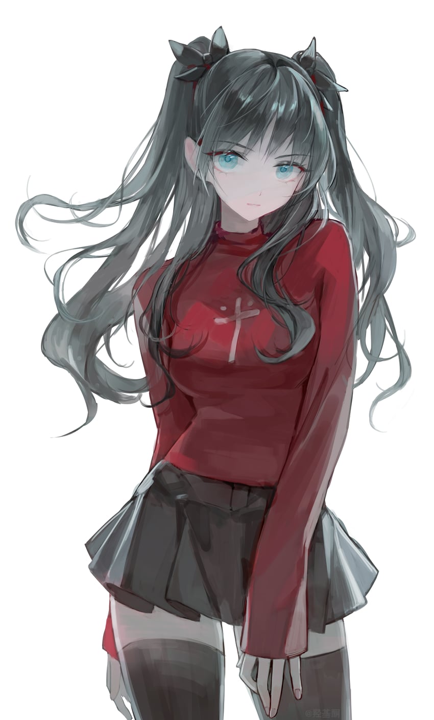 tohsaka rin (fate and 1 more) drawn by qiangjitong