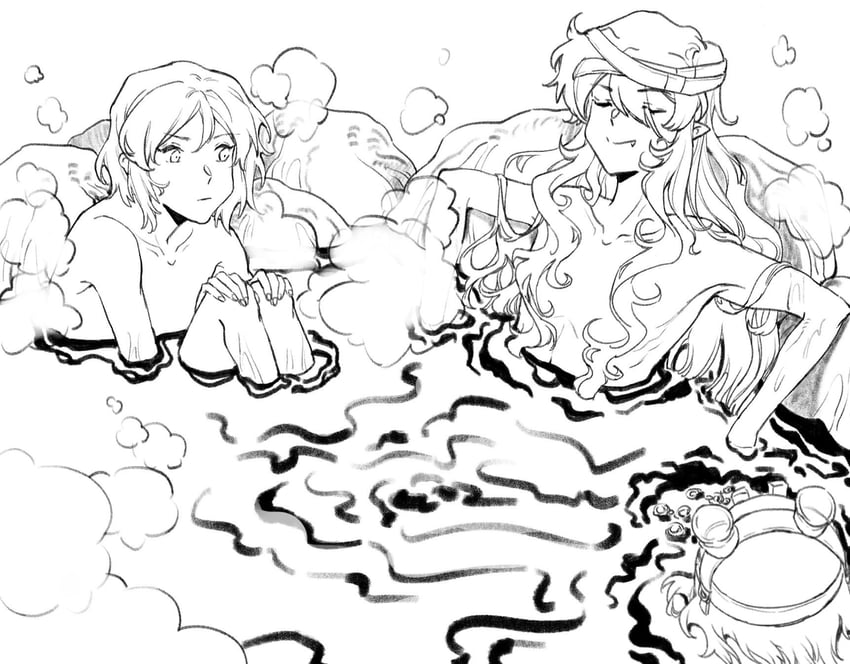 fujiwara no iyozane, taira no fumikado, and umatachi tsugumi (len'en) drawn by jishixingle1029