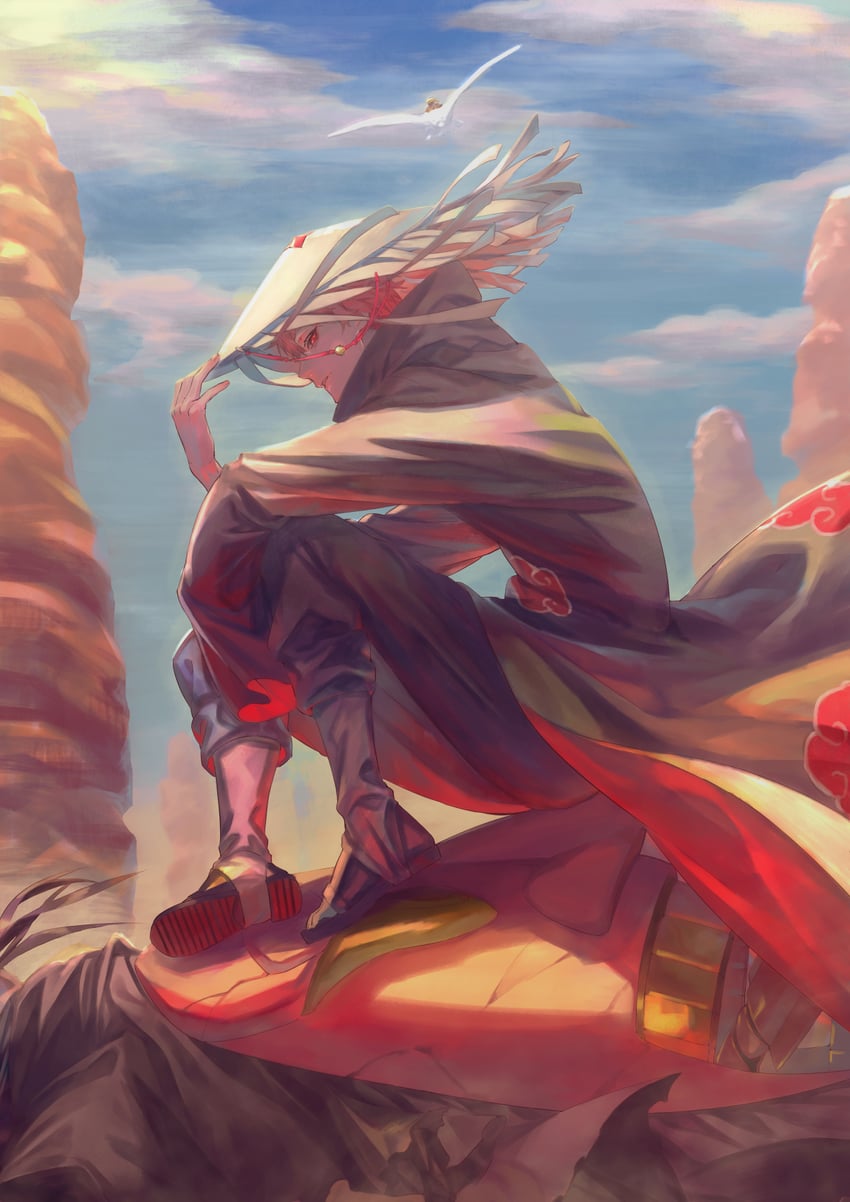 deidara, sasori, and hiruko (naruto and 1 more) drawn by fasna