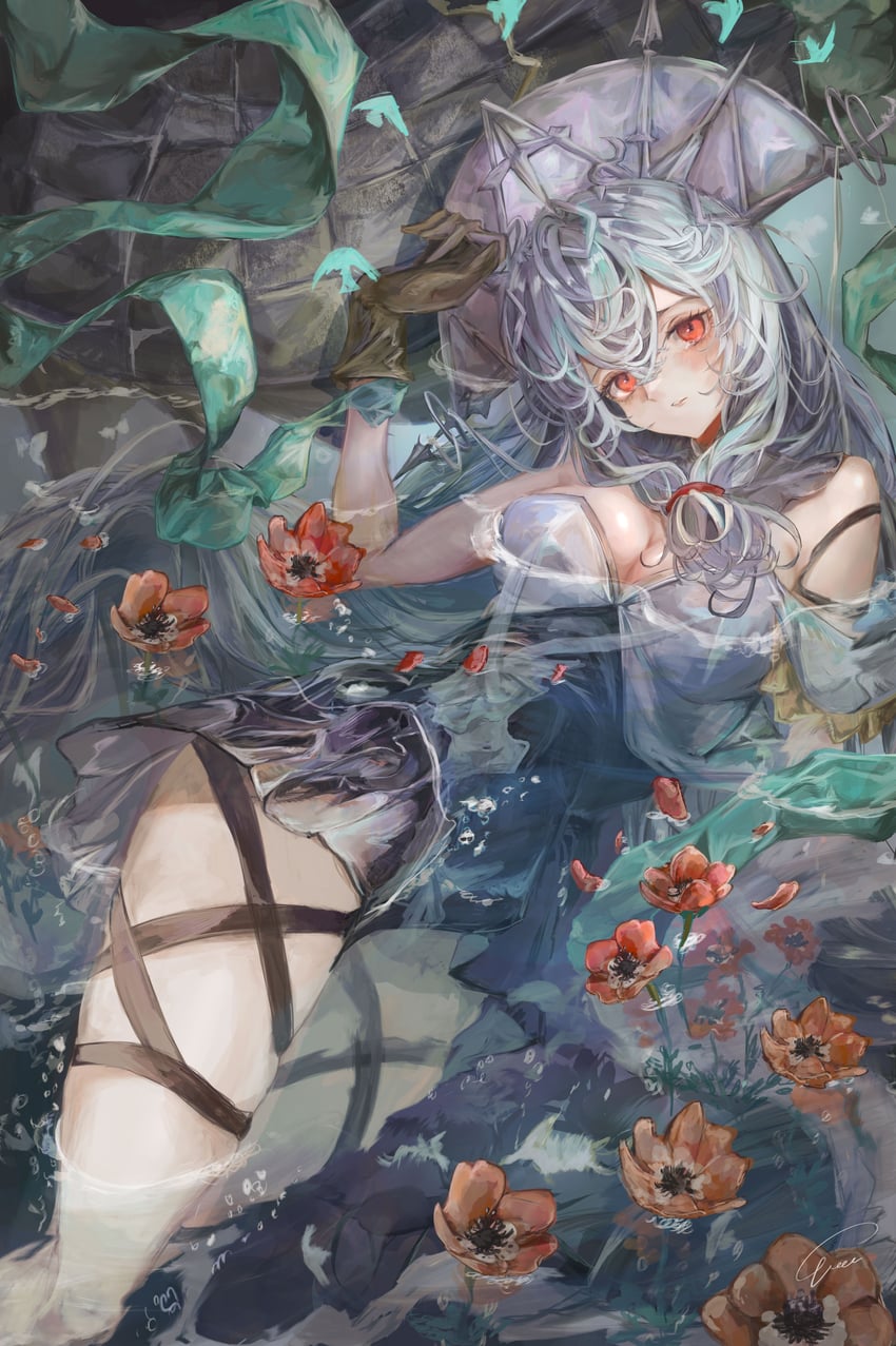 skadi and skadi the corrupting heart (arknights) drawn by vea_(v_ea_)