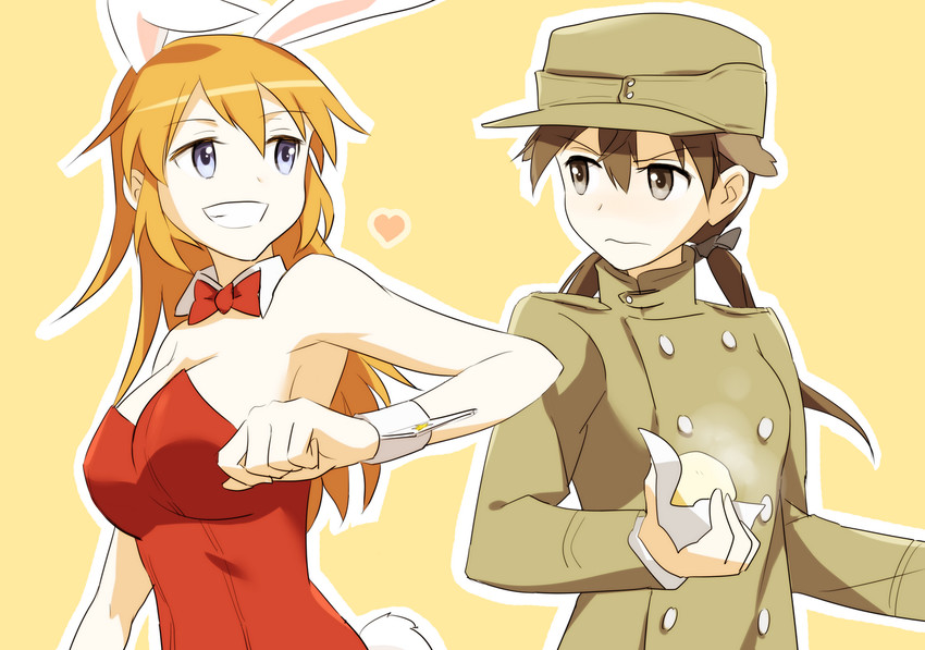 gertrud barkhorn and charlotte e. yeager (world witches series and 1 more) drawn by kisetsu