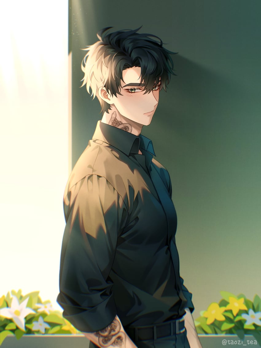 yoo joonghyuk (omniscient reader's viewpoint) drawn by taozi_tea