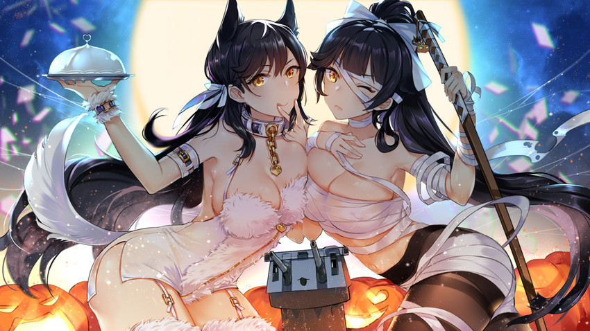 atago and takao (azur lane) drawn by hatoyama_itsuru