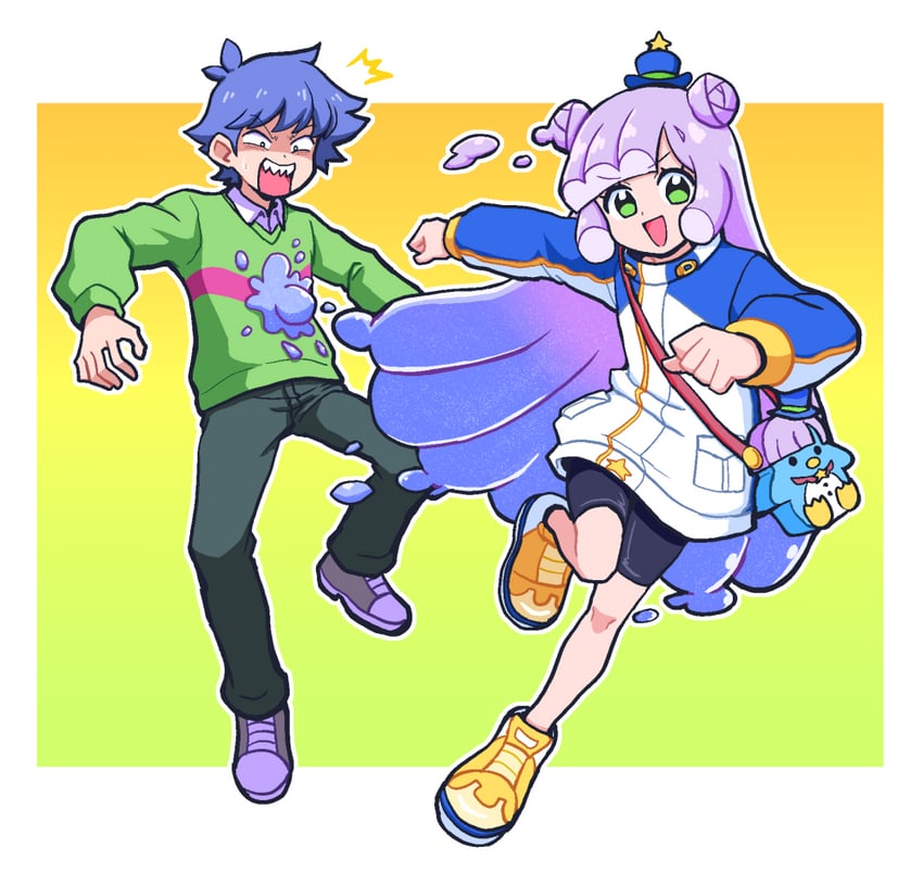 puniru and kawaii kotarou (puniru wa kawaii slime) drawn by ttmas