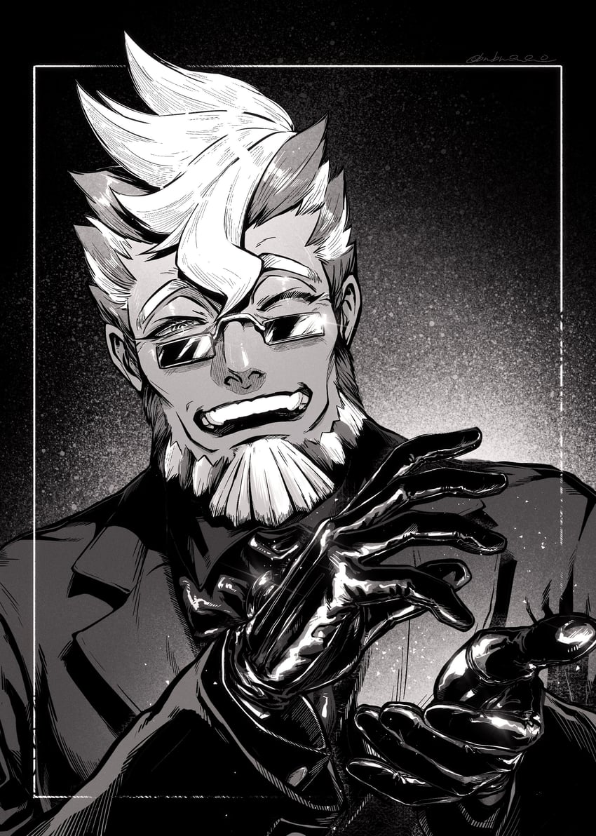 damon gant (ace attorney and 1 more) drawn by momochi_(bmbmomomo)