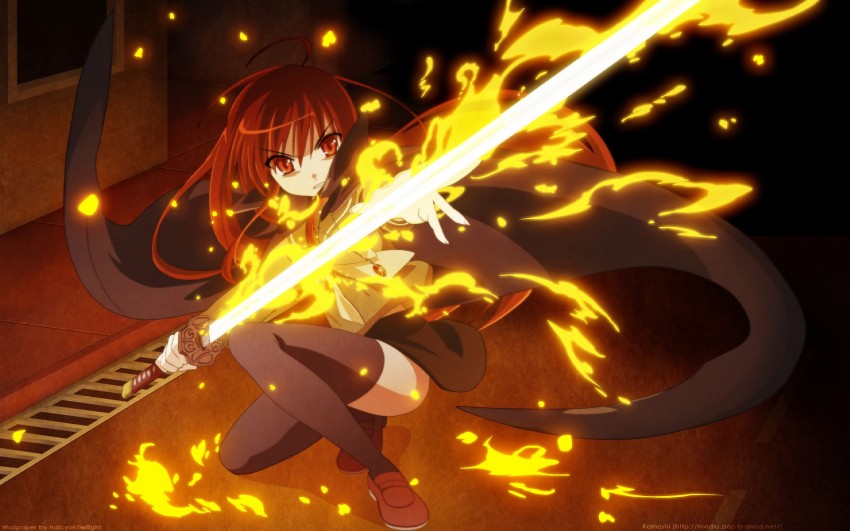 shana and alastor (shakugan no shana) drawn by ootsuka_mai