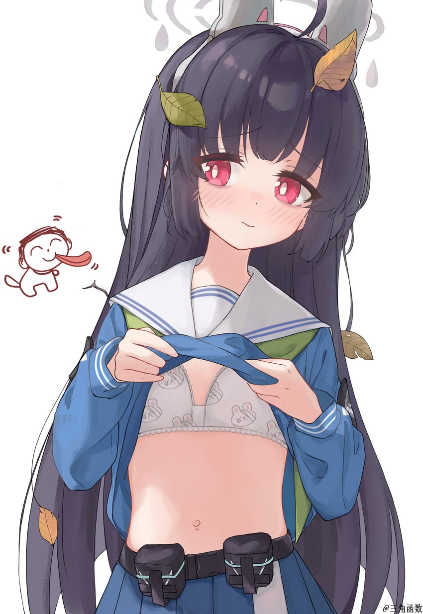 sensei, doodle sensei, and miyu (blue archive) drawn by trigonometric_function