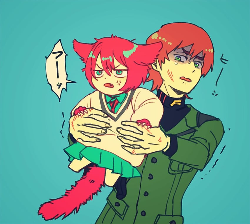 amate yuzuriha and xavier olivette (gundam and 1 more) drawn by kokko_kokko_ko