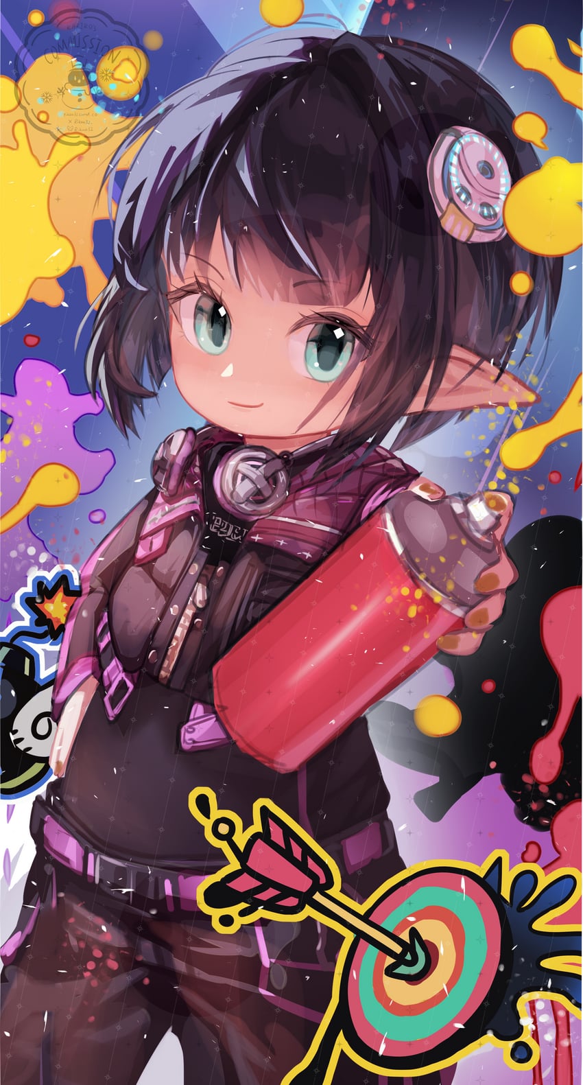 sugar riot (final fantasy and 1 more) drawn by kazekokakuii