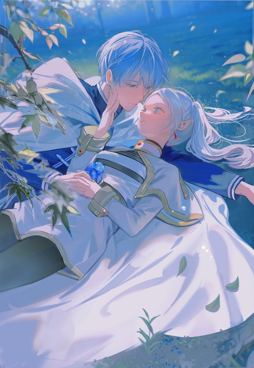 frieren and himmel (sousou no frieren) drawn by ei_(user_sjgf2435)