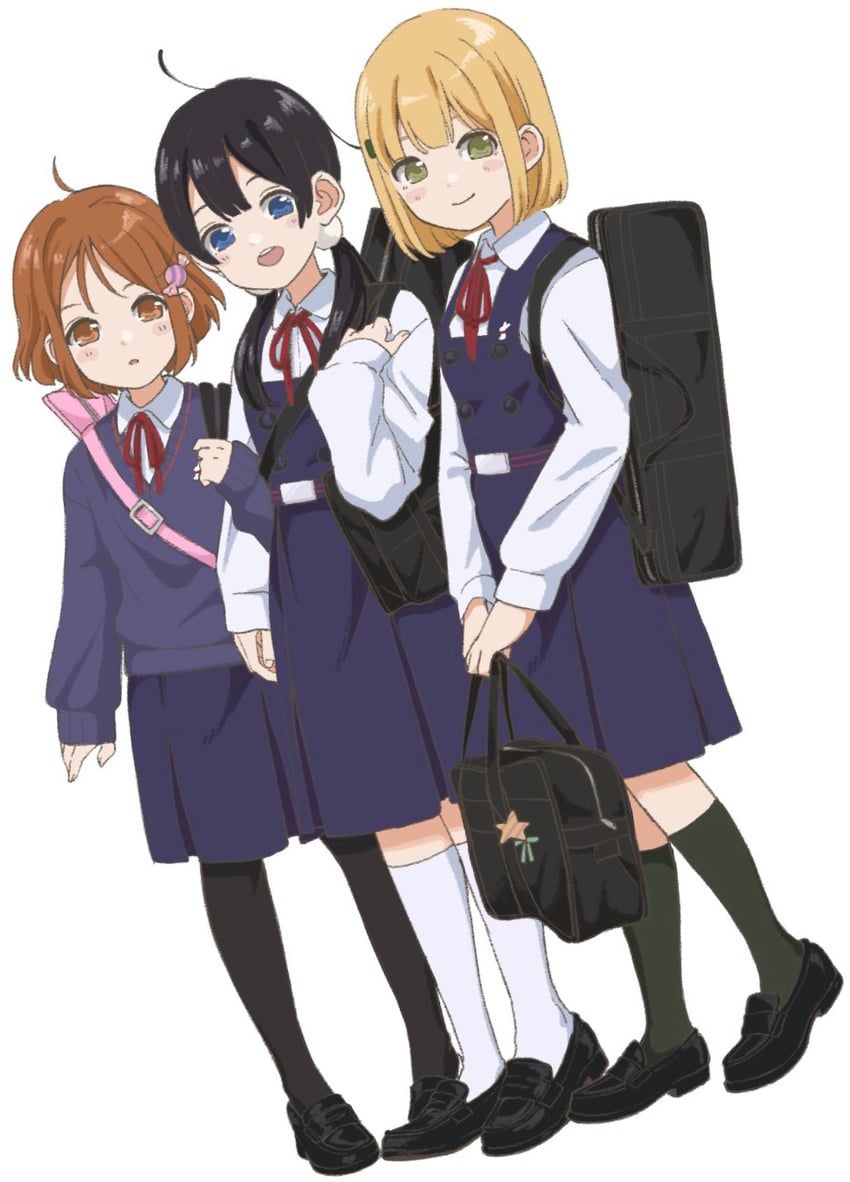 kitashirakawa tamako, tokiwa midori, and makino kanna (tamako market) drawn by nozawa_(nooo1709)