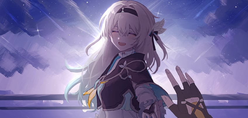 trailblazer, firefly, and caelus (honkai and 1 more) drawn by cx9xxx