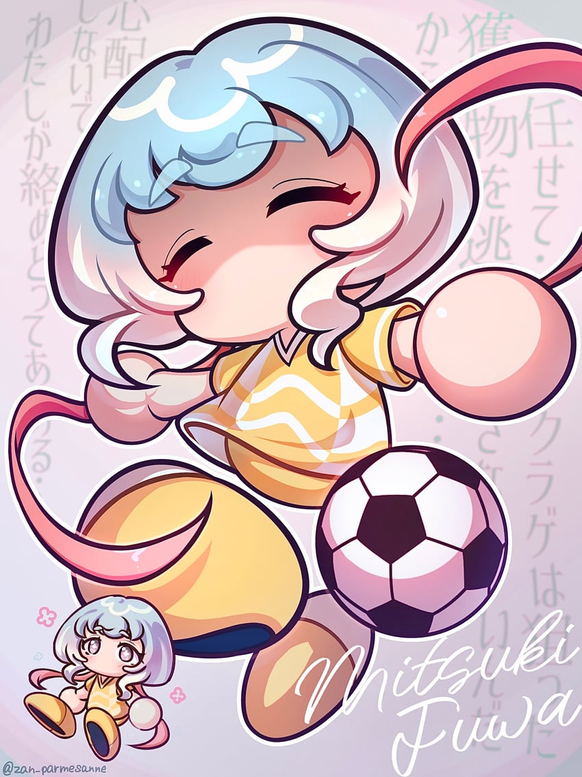 fuwa mitsuki (jikkyou powerful pro yakyuu and 1 more) drawn by parmesan_(zan_parmesanne)