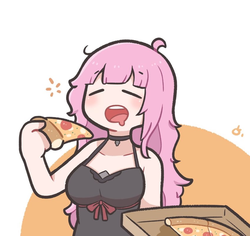mori calliope (hololive and 1 more) drawn by underdatv