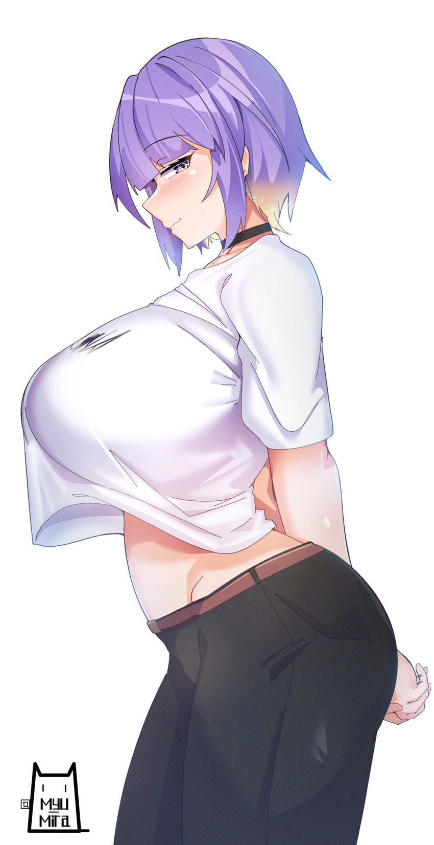 moona hoshinova (hololive and 1 more) drawn by myumi