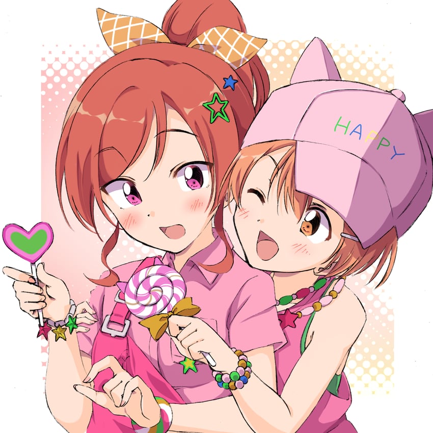 nishikino maki and hoshizora rin (love live! and 1 more) drawn by sen_(sen0910)