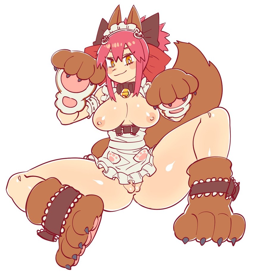 tamamo and tamamo cat (fate and 1 more) drawn by taikodon