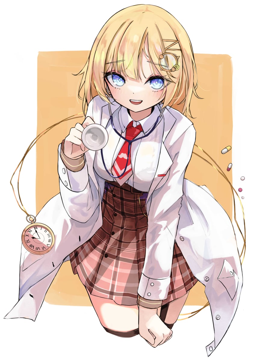 watson amelia (hololive and 1 more) drawn by asaba_(asaba_6771)