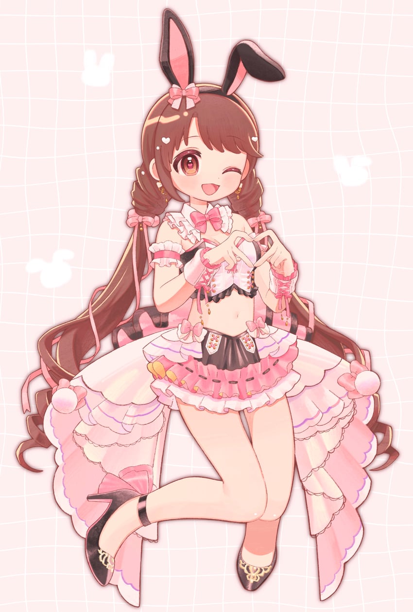 shimamura uzuki (idolmaster and 2 more) drawn by dokodemonai