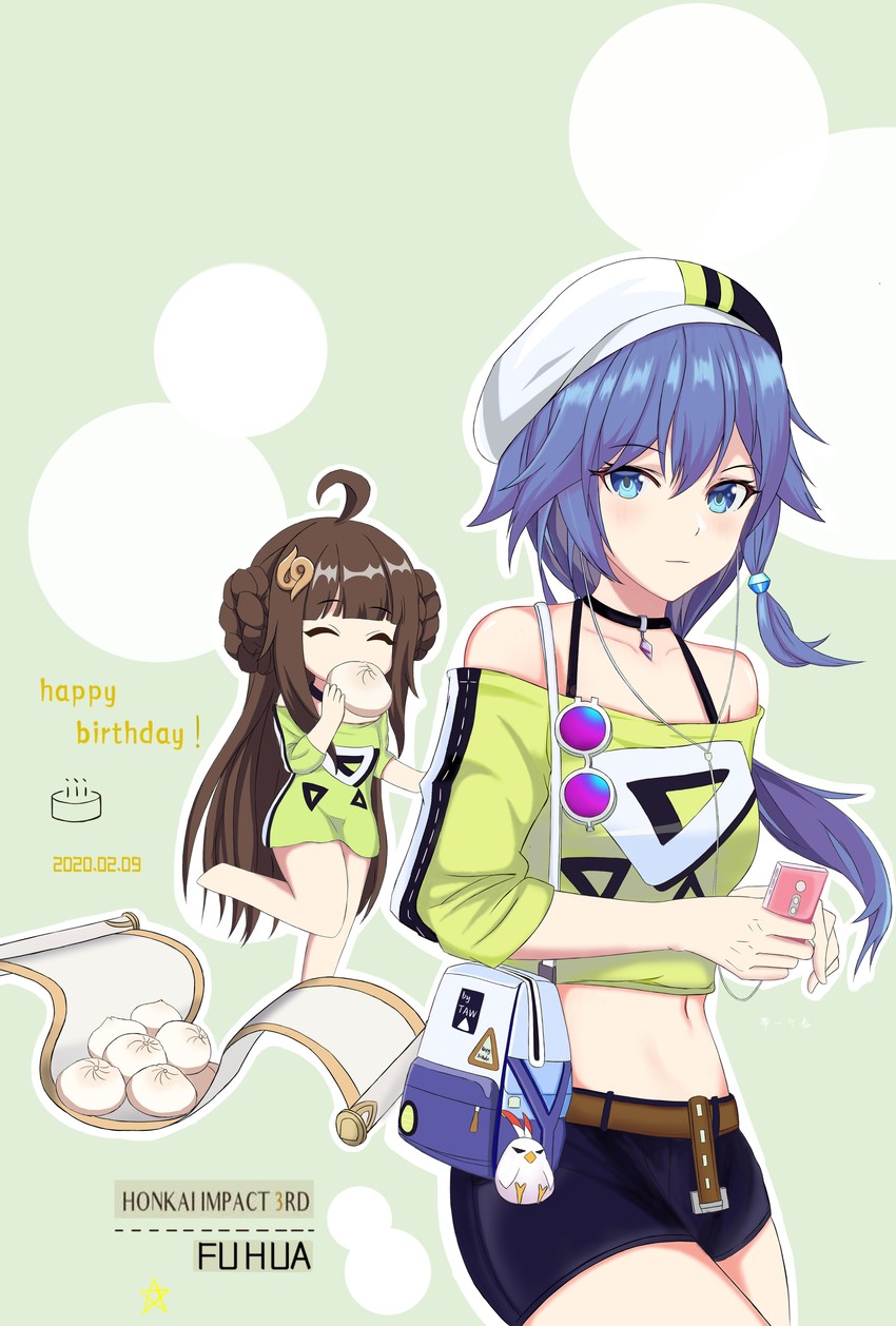 fu hua, jingwei, and book of fuxi (honkai and 1 more) drawn by takeawatch