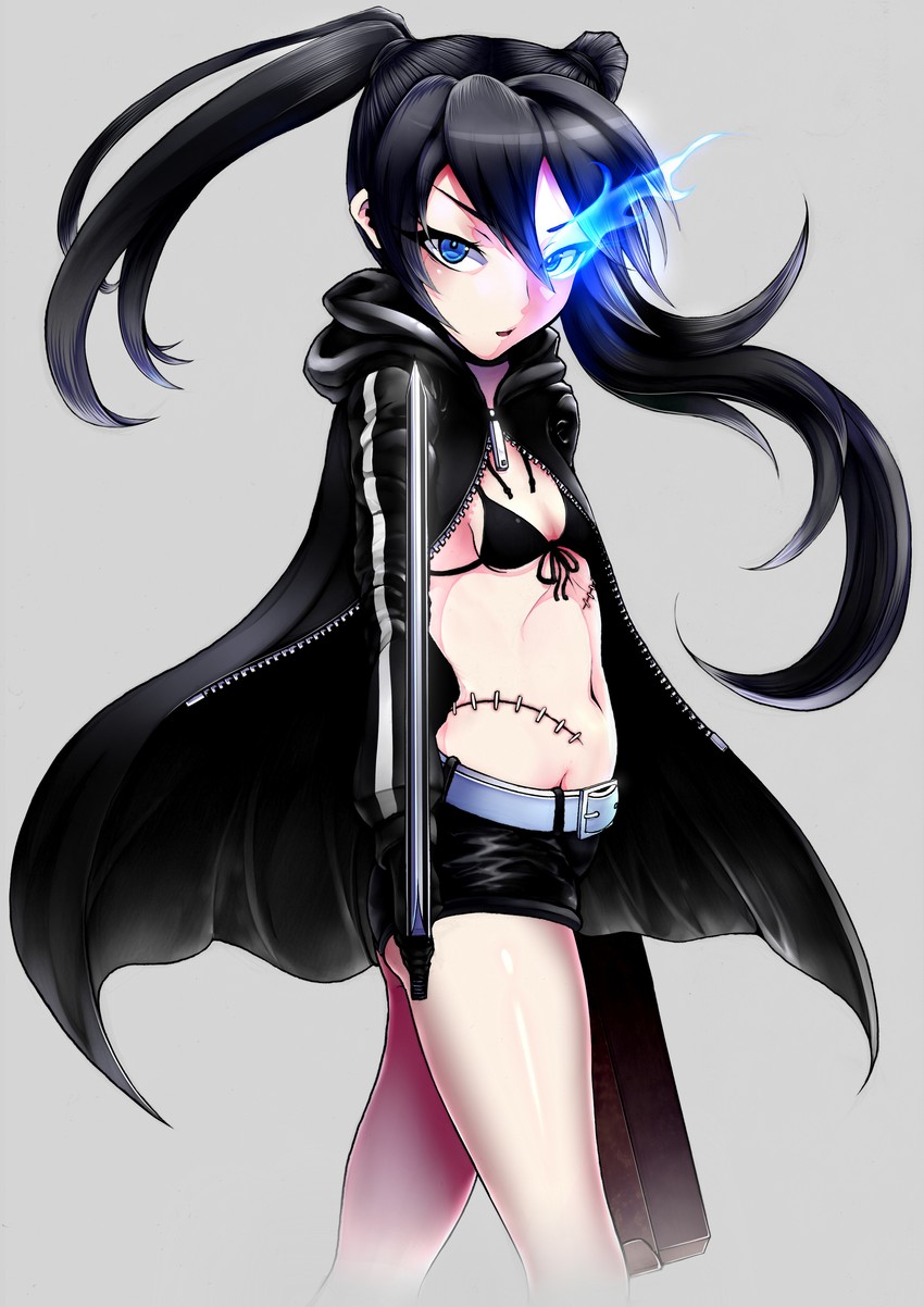 black rock shooter (black rock shooter) drawn by ogata_sai