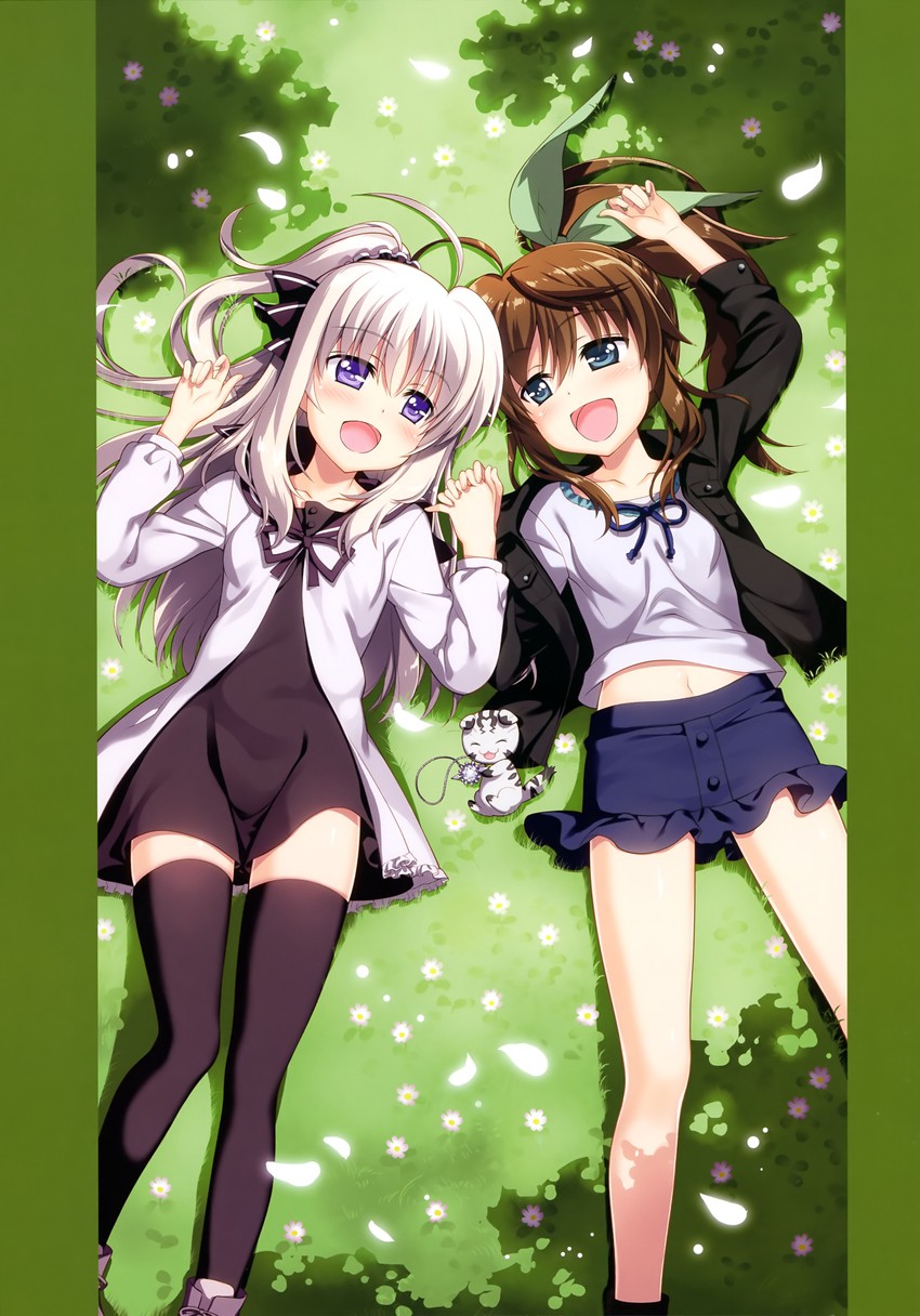 fuka reventon, rinne berlinetta, huracan, and scuderia (lyrical nanoha and 1 more) drawn by fujima_takuya