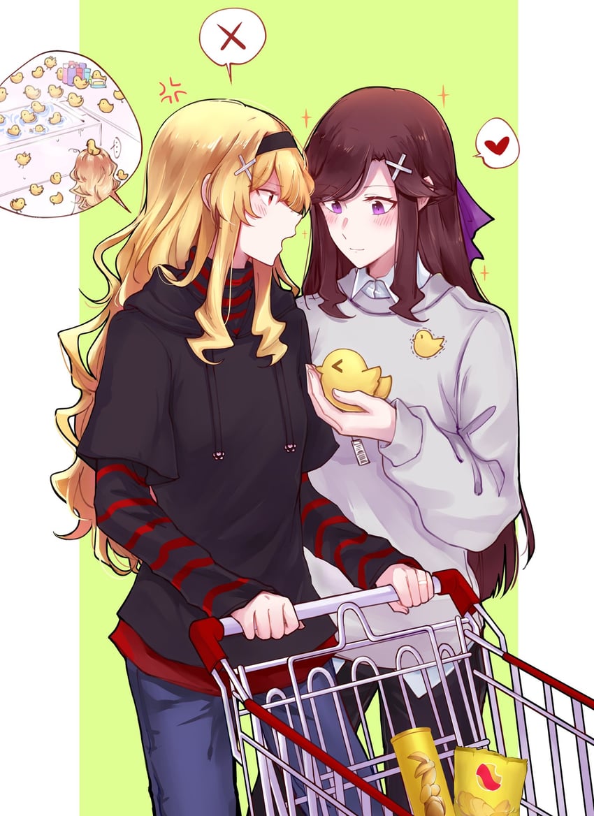 saijou claudine and tendou maya (shoujo kageki revue starlight) drawn by spotlight_l