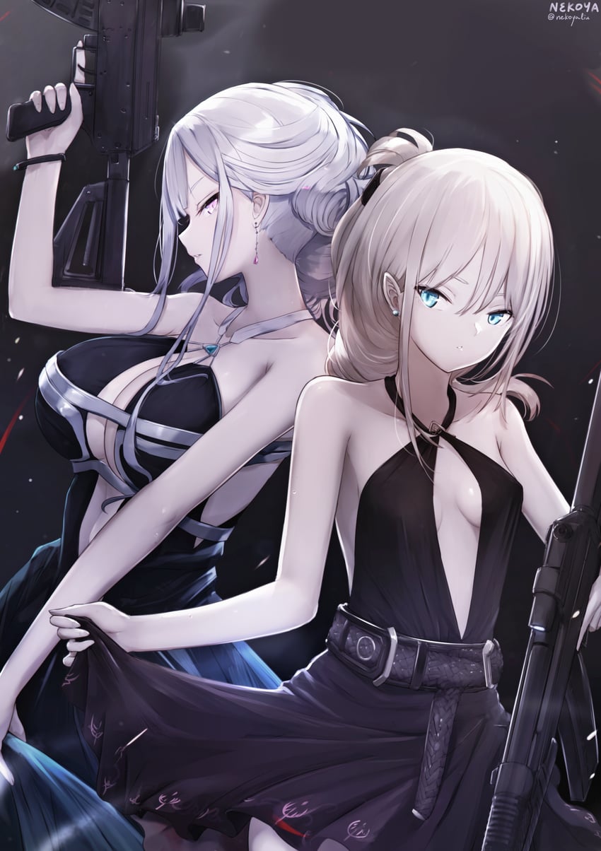 ak-12 and an-94 (girls' frontline) drawn by nekoya_(liu)