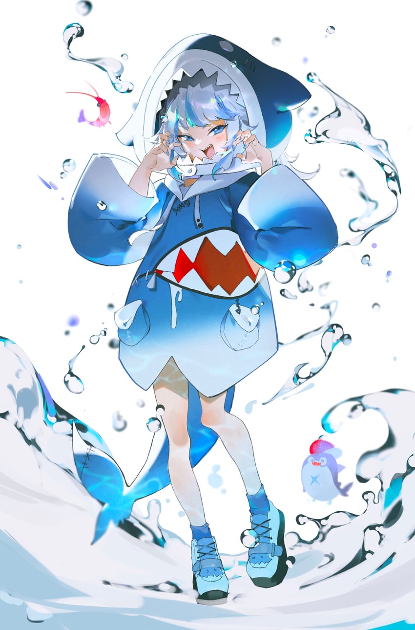 gawr gura (hololive and 1 more) drawn by song26929