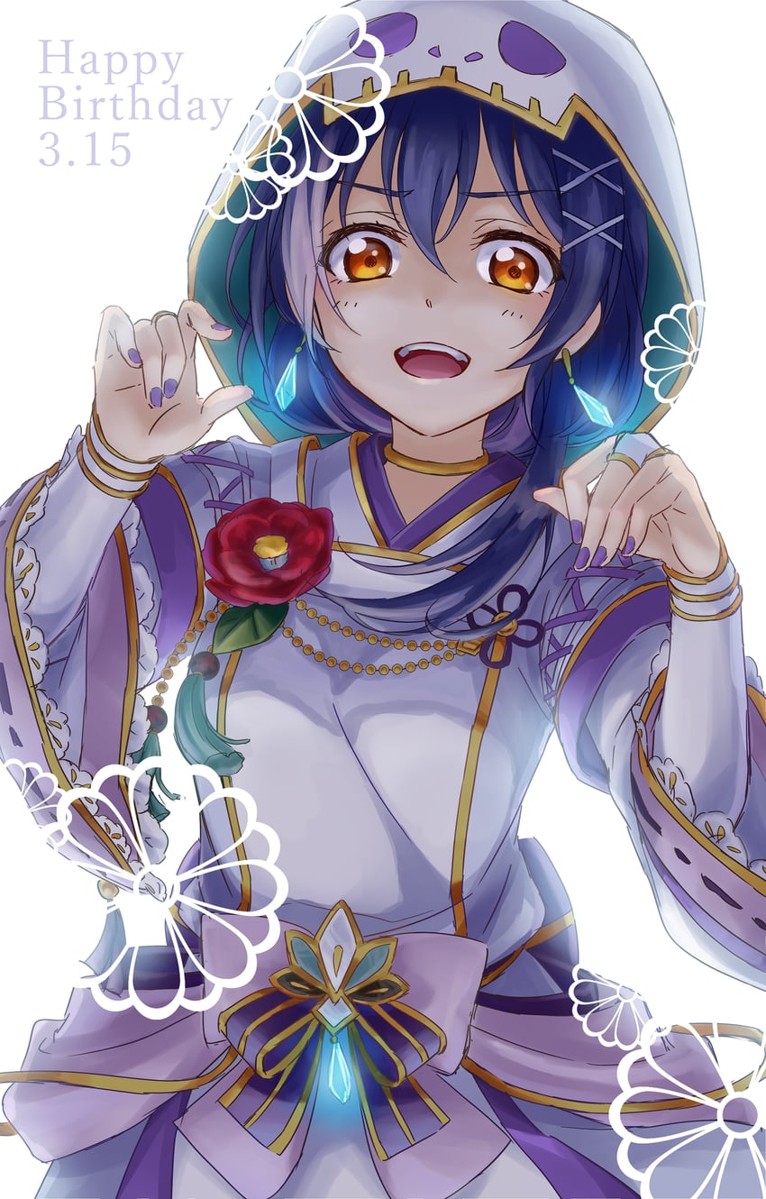 sonoda umi (love live! and 2 more) drawn by konro_kai