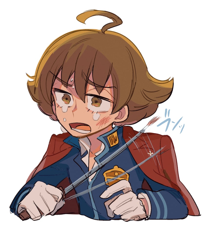 eustace winner (ace attorney and 2 more) drawn by nono_(norabi)