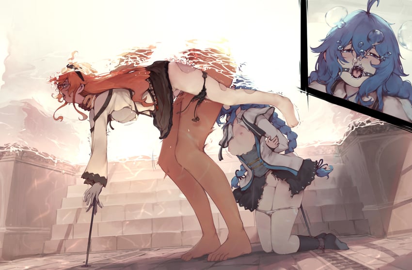 roxy migurdia and eris greyrat (mushoku tensei) drawn by rou_(rou22)