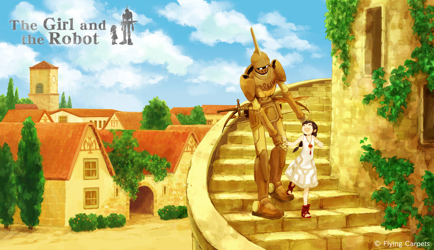 the girl and the robot (the girl and the robot) drawn by monaka_(siromona)