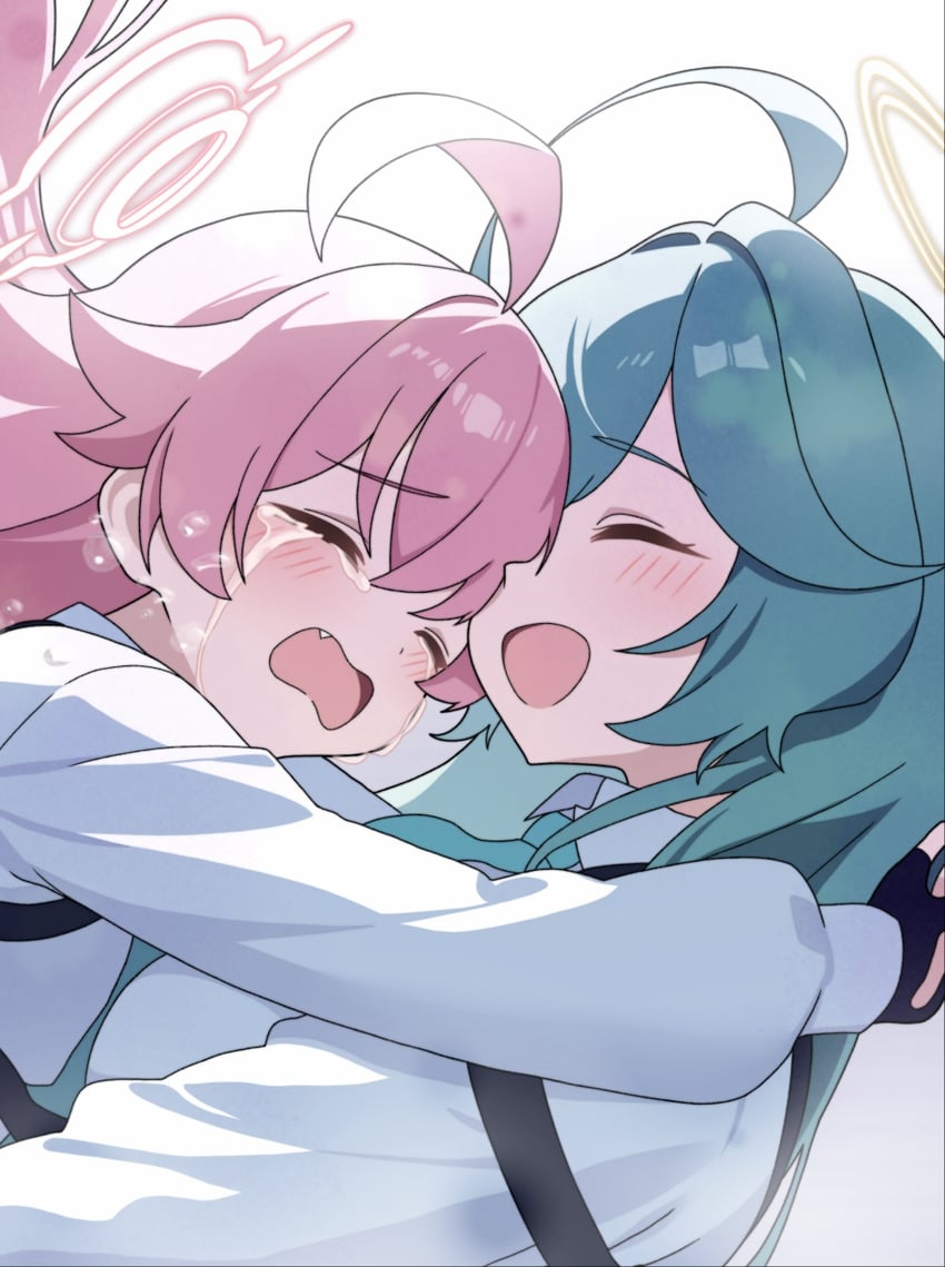hoshino and yume (blue archive) drawn by vector_(dmlddmld00)