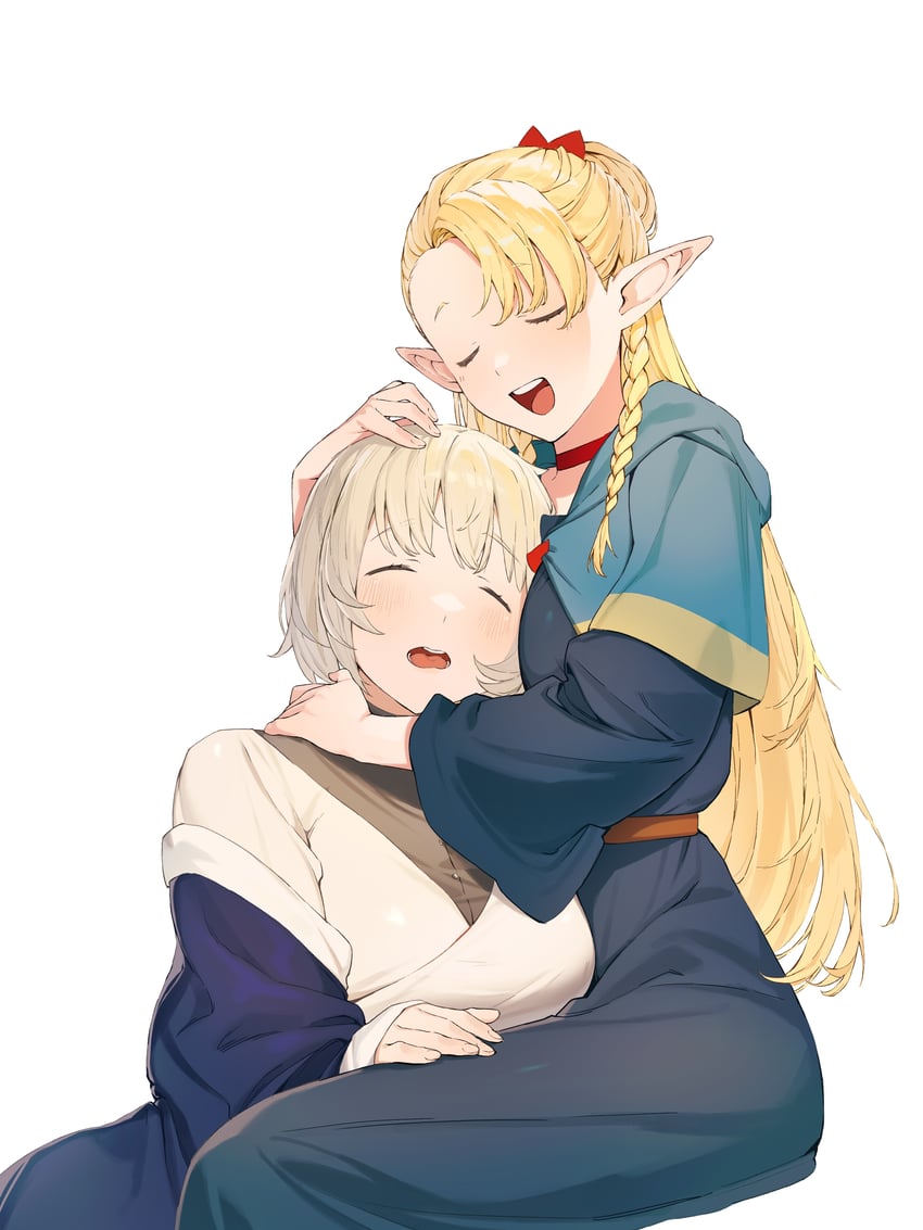 marcille donato and falin touden (dungeon meshi) drawn by tianyue_w217