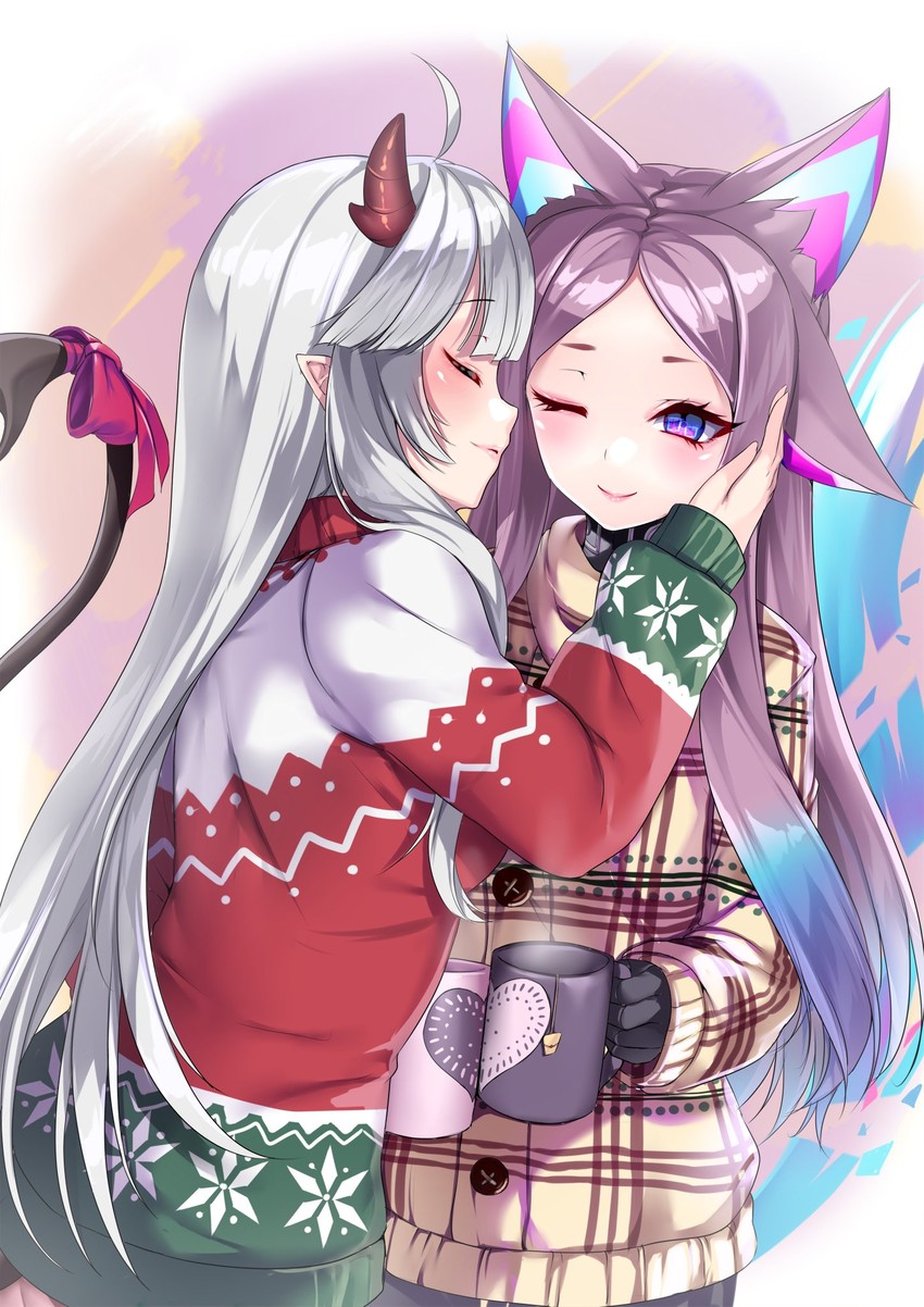 vei and dyarikku (indie virtual youtuber) drawn by yuu_sagi